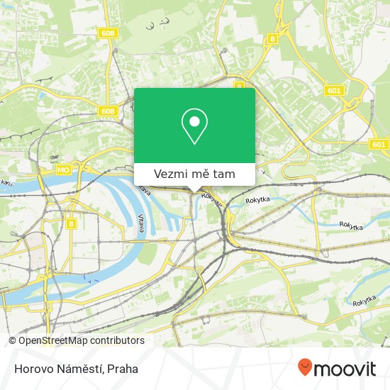 Horovo Náměstí mapa