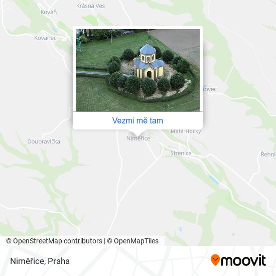 Niměřice mapa