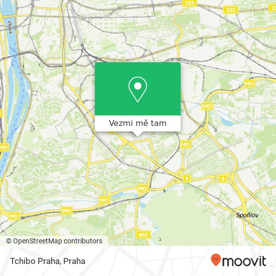 Tchibo Praha mapa