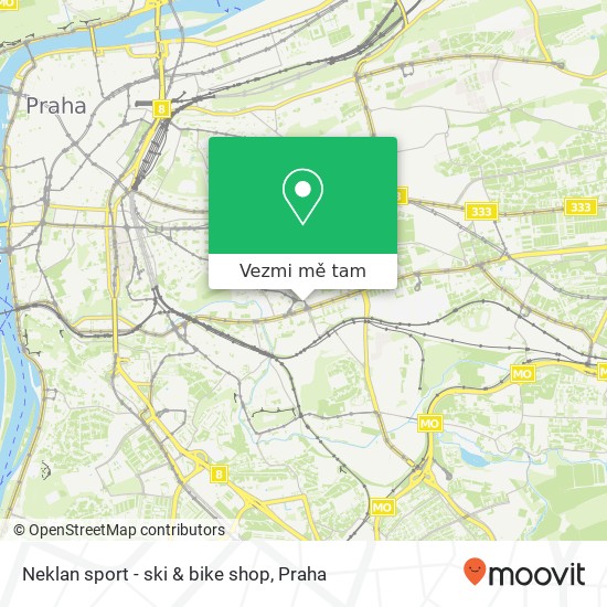 Neklan sport - ski & bike shop mapa