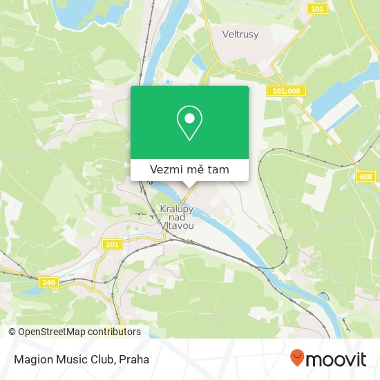 Magion Music Club mapa