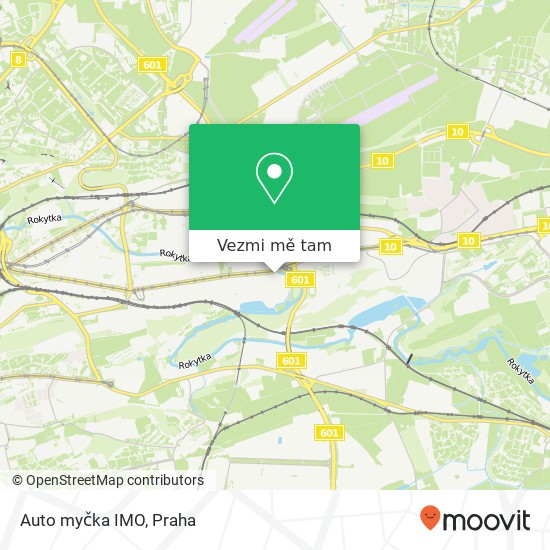 Auto myčka IMO mapa