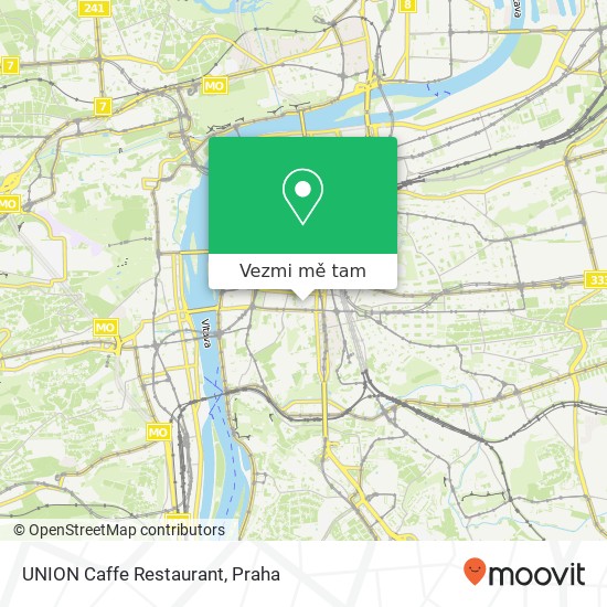 UNION Caffe Restaurant mapa