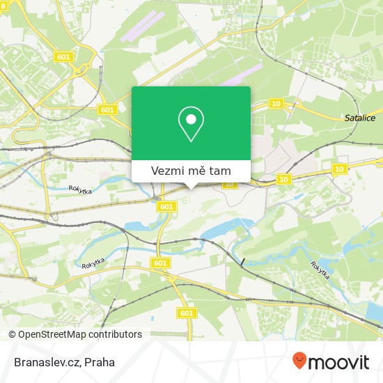 Branaslev.cz mapa