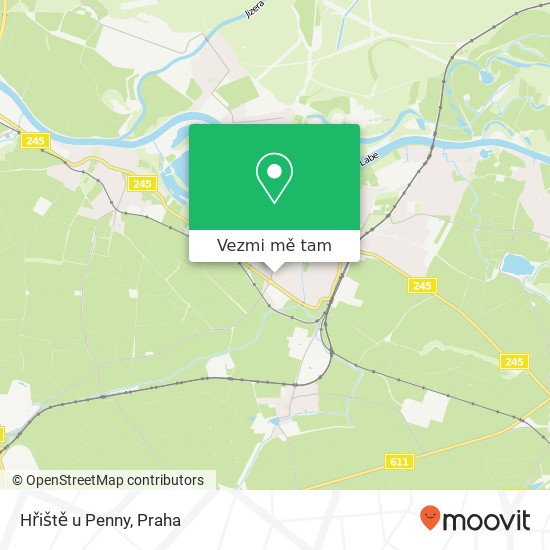 Hřiště u Penny mapa