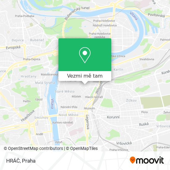 HRÁČ mapa
