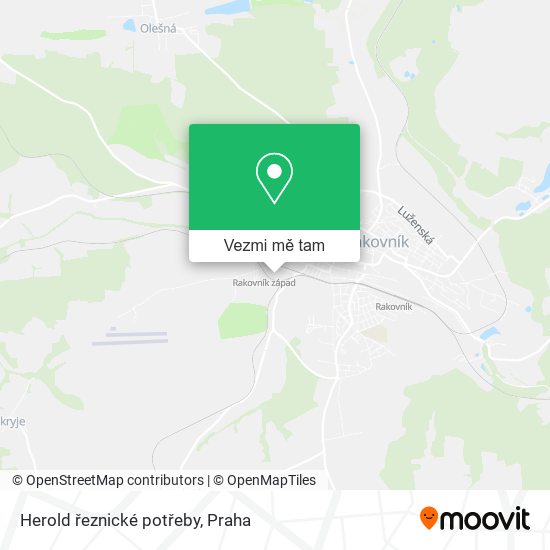 Herold řeznické potřeby mapa