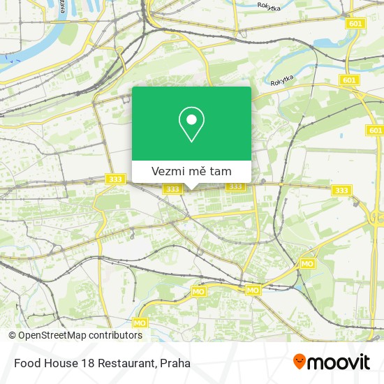 Food House 18 Restaurant mapa
