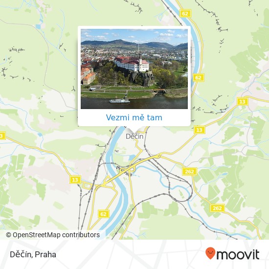 Děčín mapa