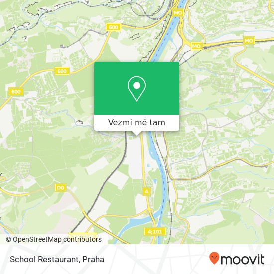 School Restaurant mapa