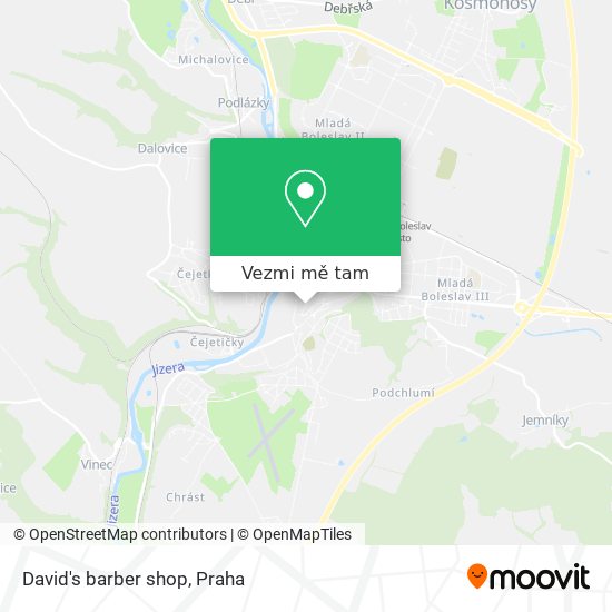 David's barber shop mapa