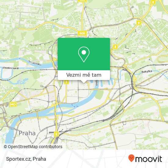 Sportex.cz mapa