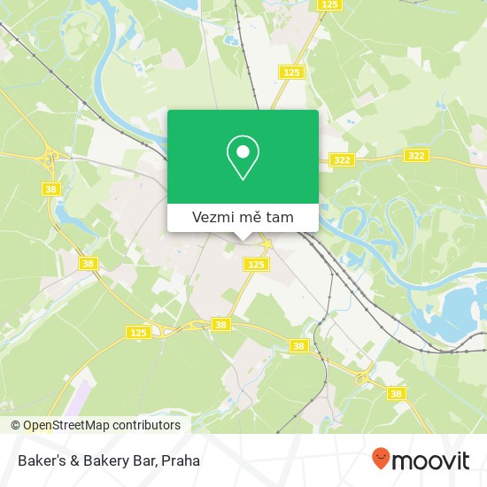 Baker's & Bakery Bar mapa