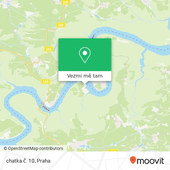 chatka č. 10 mapa