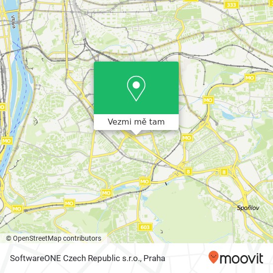 SoftwareONE Czech Republic s.r.o. mapa
