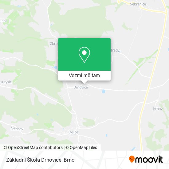 Základní Škola Drnovice mapa