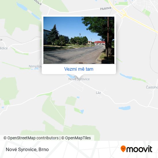 Nové Syrovice mapa