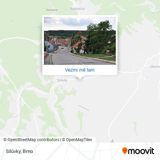 Silůvky mapa