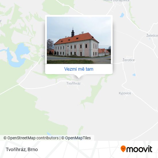 Tvořihráz mapa