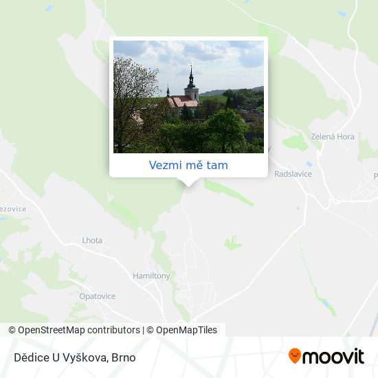 Dědice U Vyškova mapa