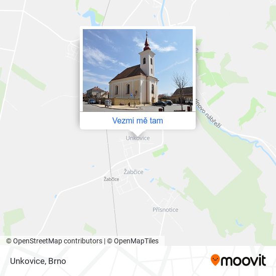 Unkovice mapa