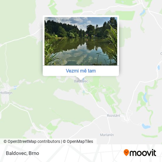 Baldovec mapa