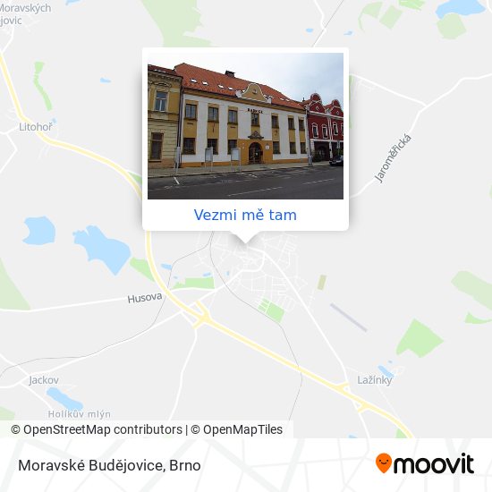 Moravské Budějovice mapa