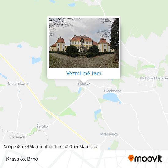 Kravsko mapa