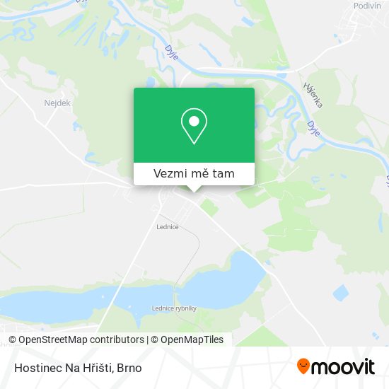 Hostinec Na Hřišti mapa