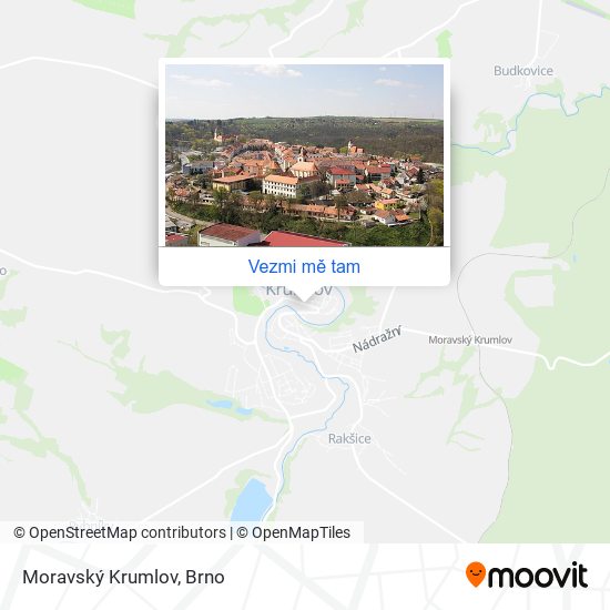 Moravský Krumlov mapa