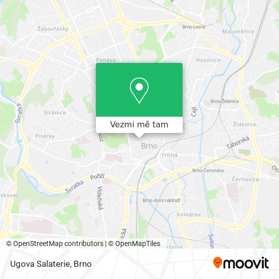 Ugova Salaterie mapa