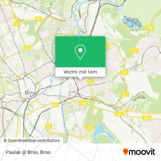 Paulak @ Brno mapa