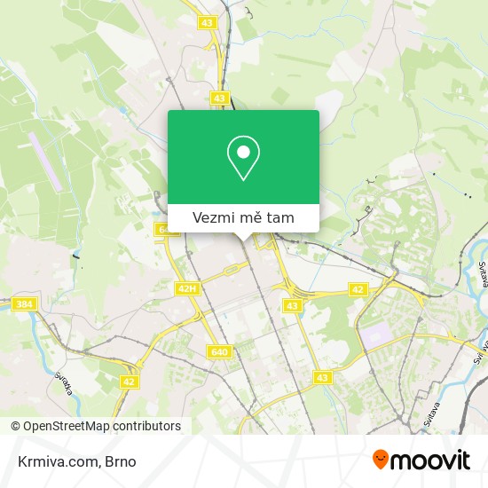 Krmiva.com mapa