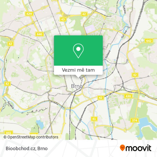 Bioobchod.cz mapa