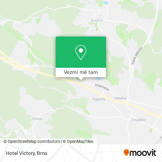 Hotel Victory mapa