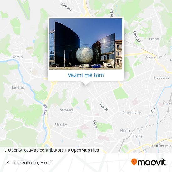 Sonocentrum mapa