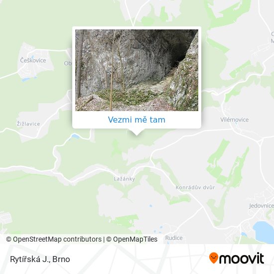 Rytířská J. mapa