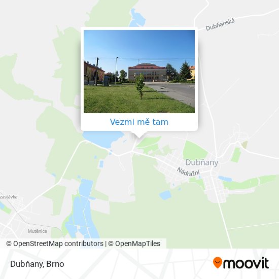 Dubňany mapa