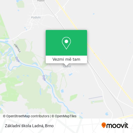 Základní škola Ladná mapa