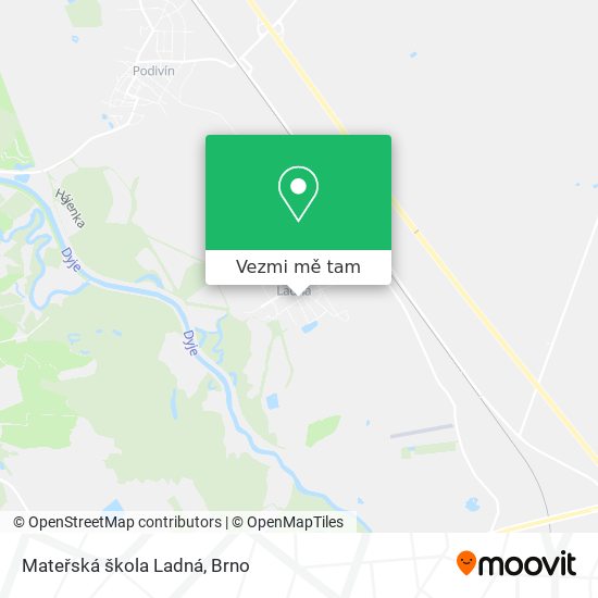 Mateřská škola Ladná mapa