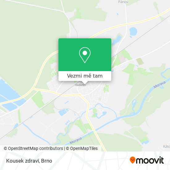 Kousek zdraví mapa