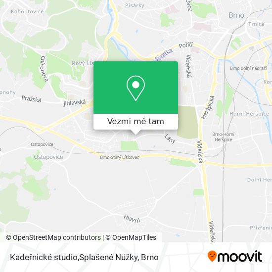 Kadeřnické studio,Splašené Nůžky mapa