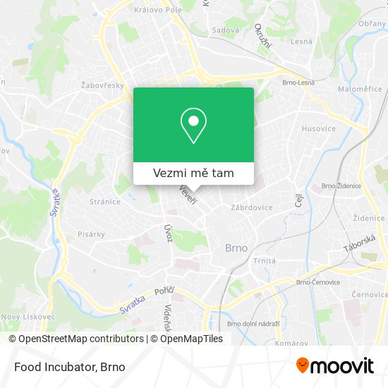 Food Incubator mapa