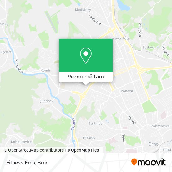 Fitness Ems mapa