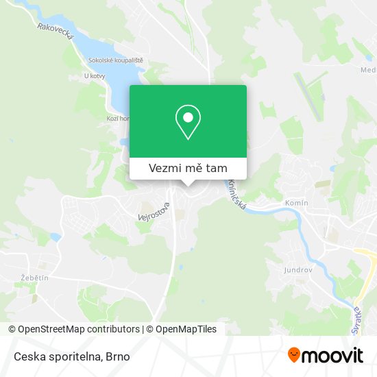 Ceska sporitelna mapa