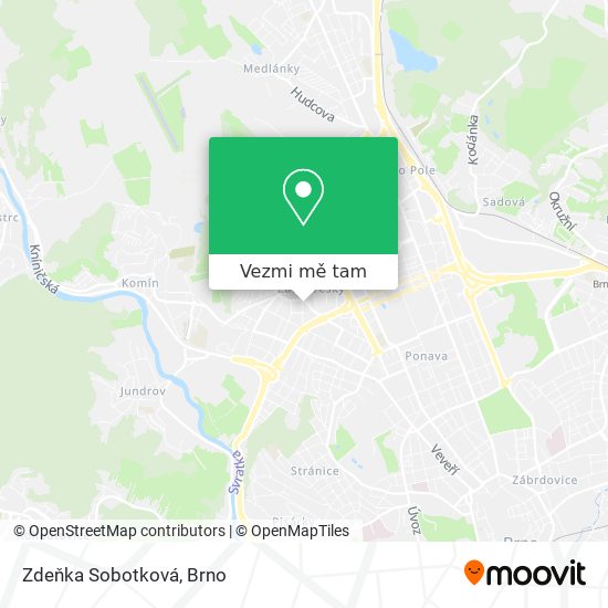 Zdeňka Sobotková mapa