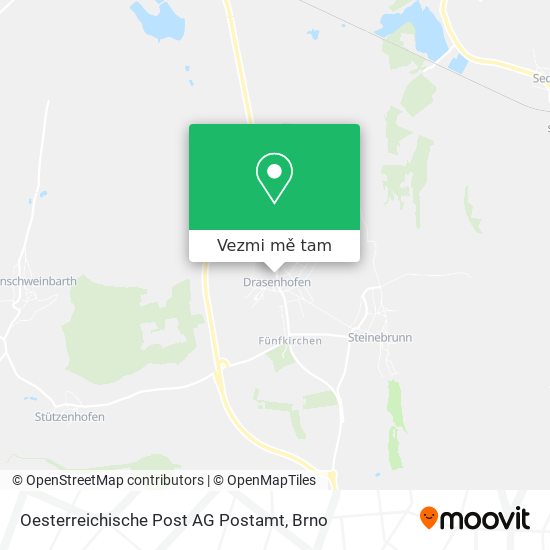 Oesterreichische Post AG Postamt mapa