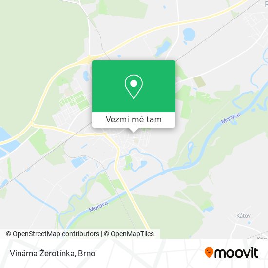 Vinárna Žerotínka mapa