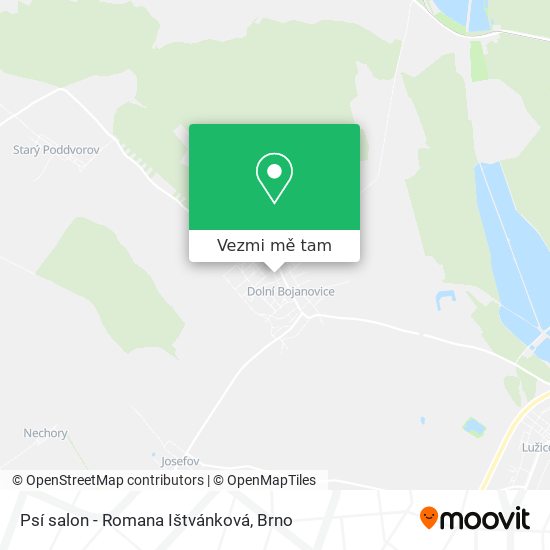 Psí salon - Romana Ištvánková mapa