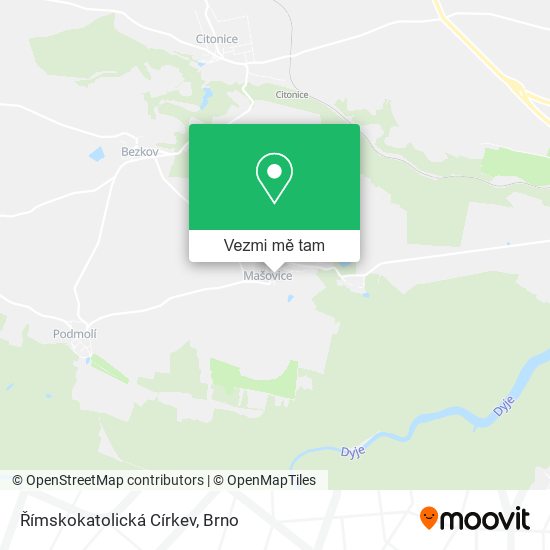 Římskokatolická Církev mapa